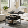 Gardal 30.5" W LED Lift Top Manufactured Wood Coffee Table