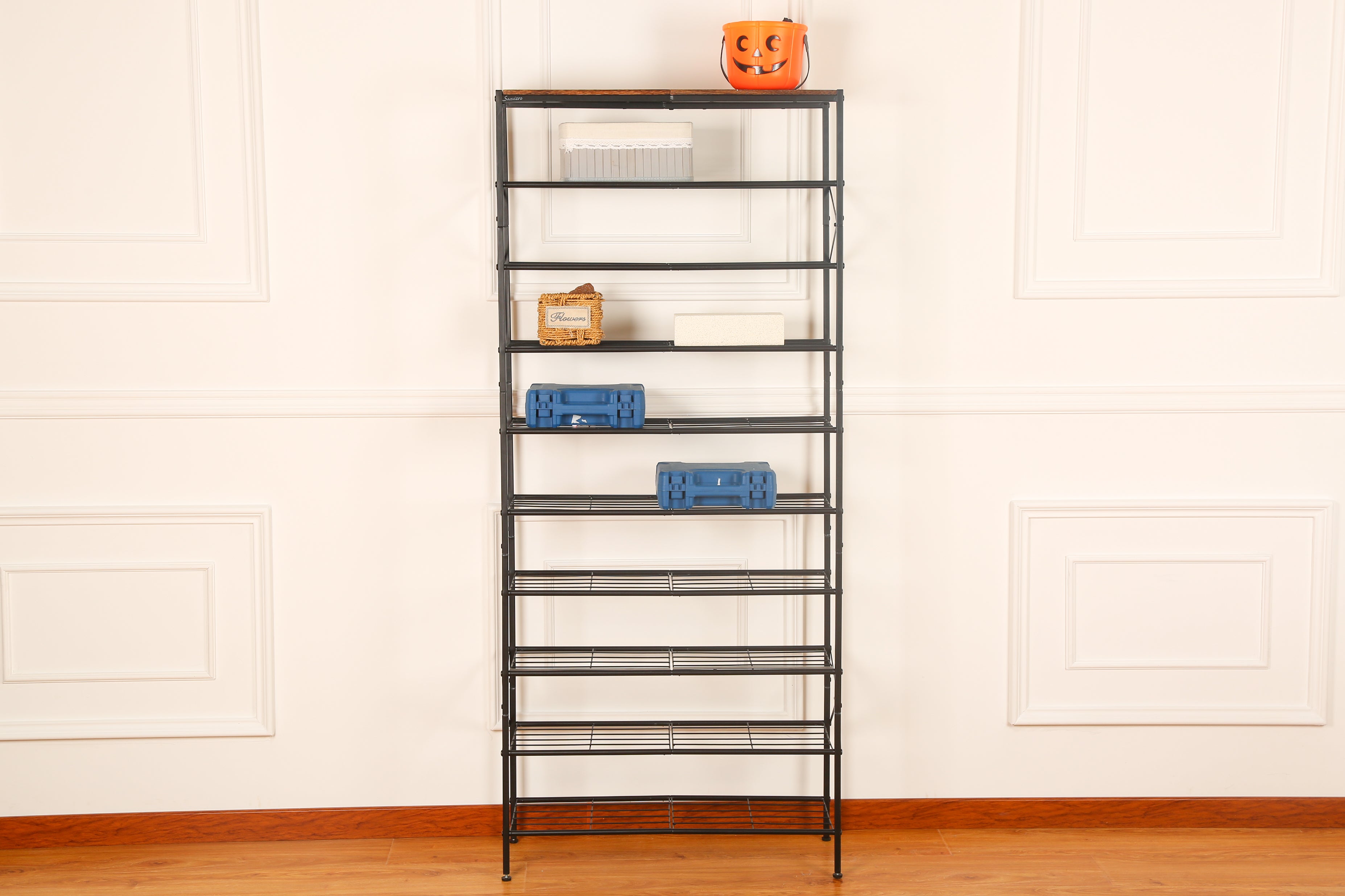Sanviero Multi - tier Metal Storage Racks for Home and Offic