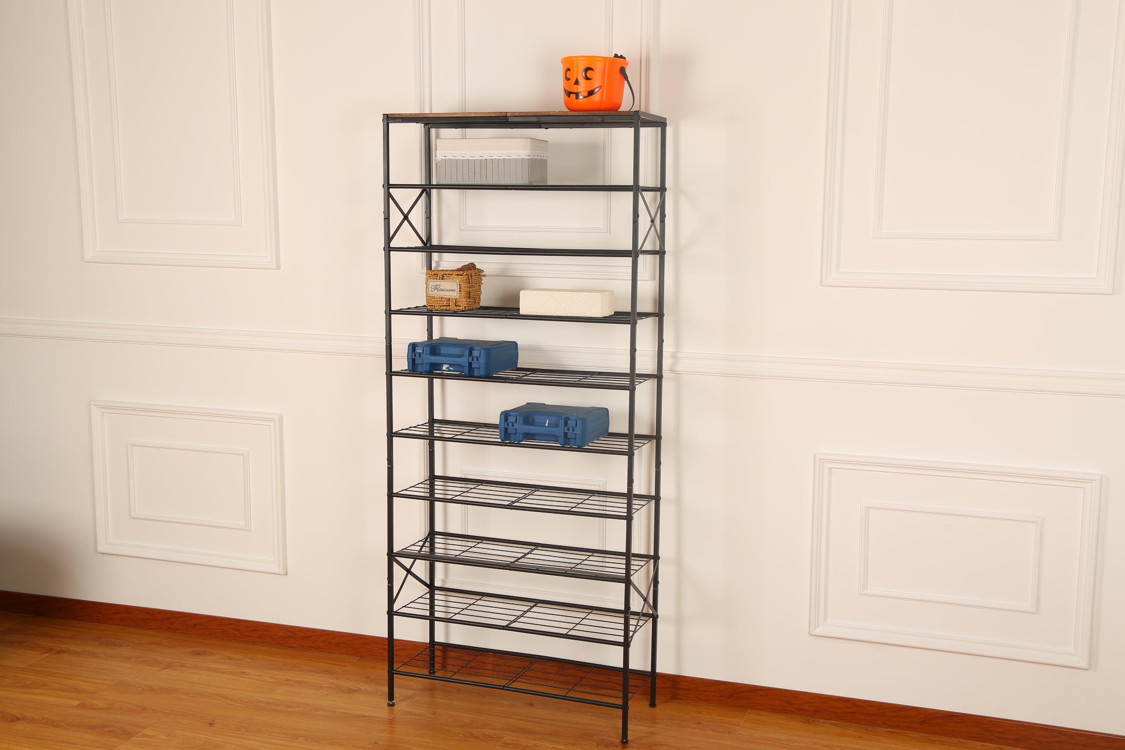 Sanviero Multi - tier Metal Storage Racks for Home and Offic