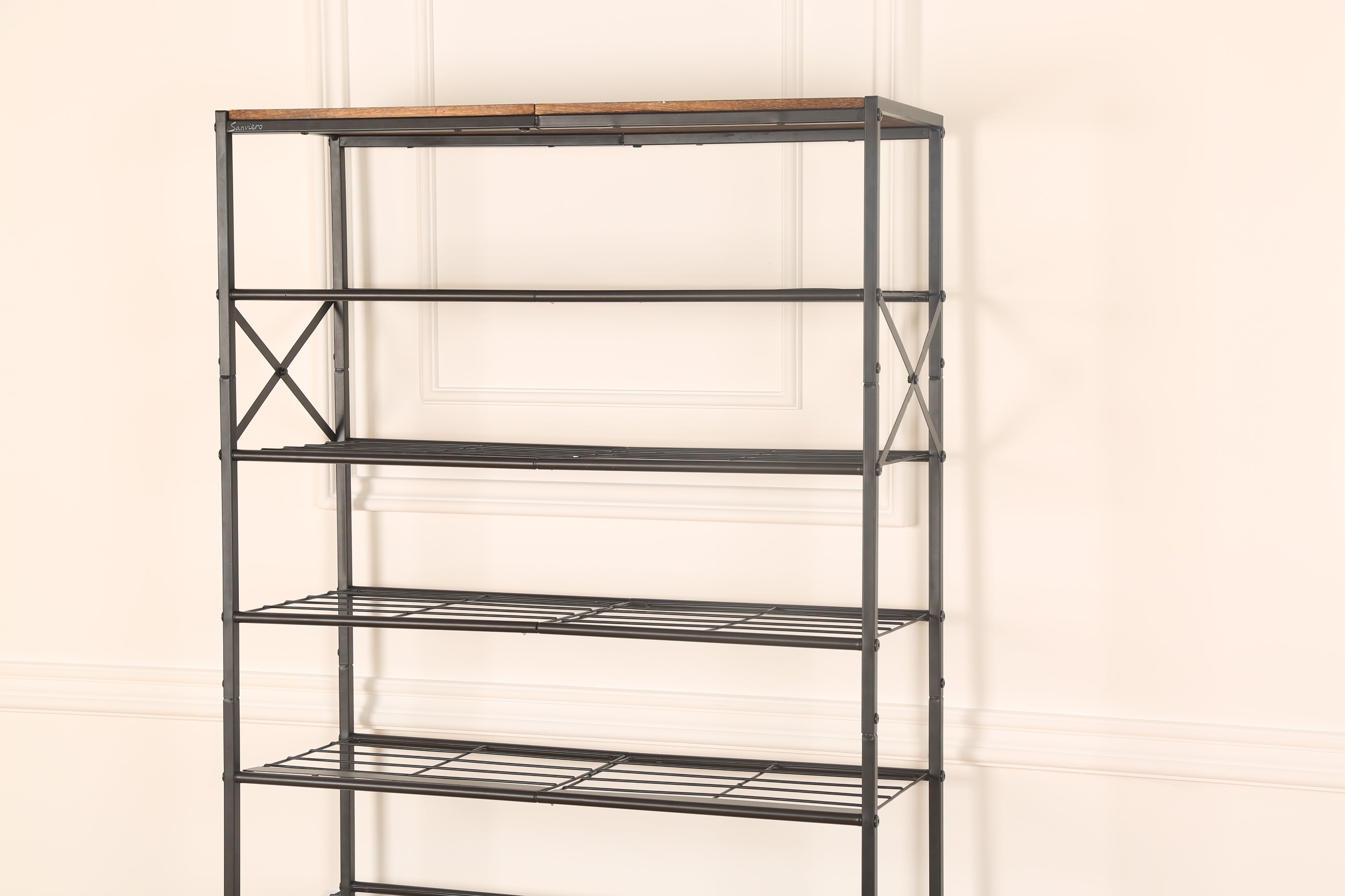 FABATO Multi - tier Metal Storage Racks for Home and Offic